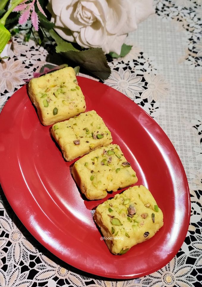 A picture of Homemade Kalakand.