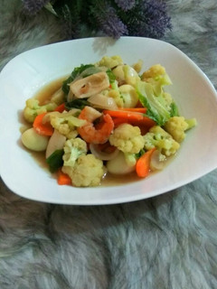 Foto resep Capcai seafood sederhana
