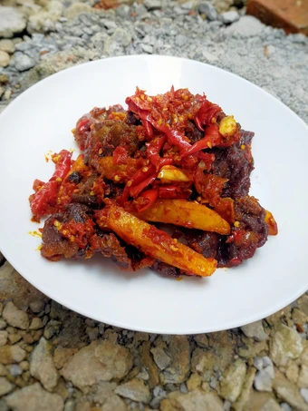 Langkah Mudah untuk Menyiapkan Resep Balado slice beef Anti Ribet, Bisa Manjain Lidah