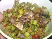 Gambar oseng pokak ikan asin