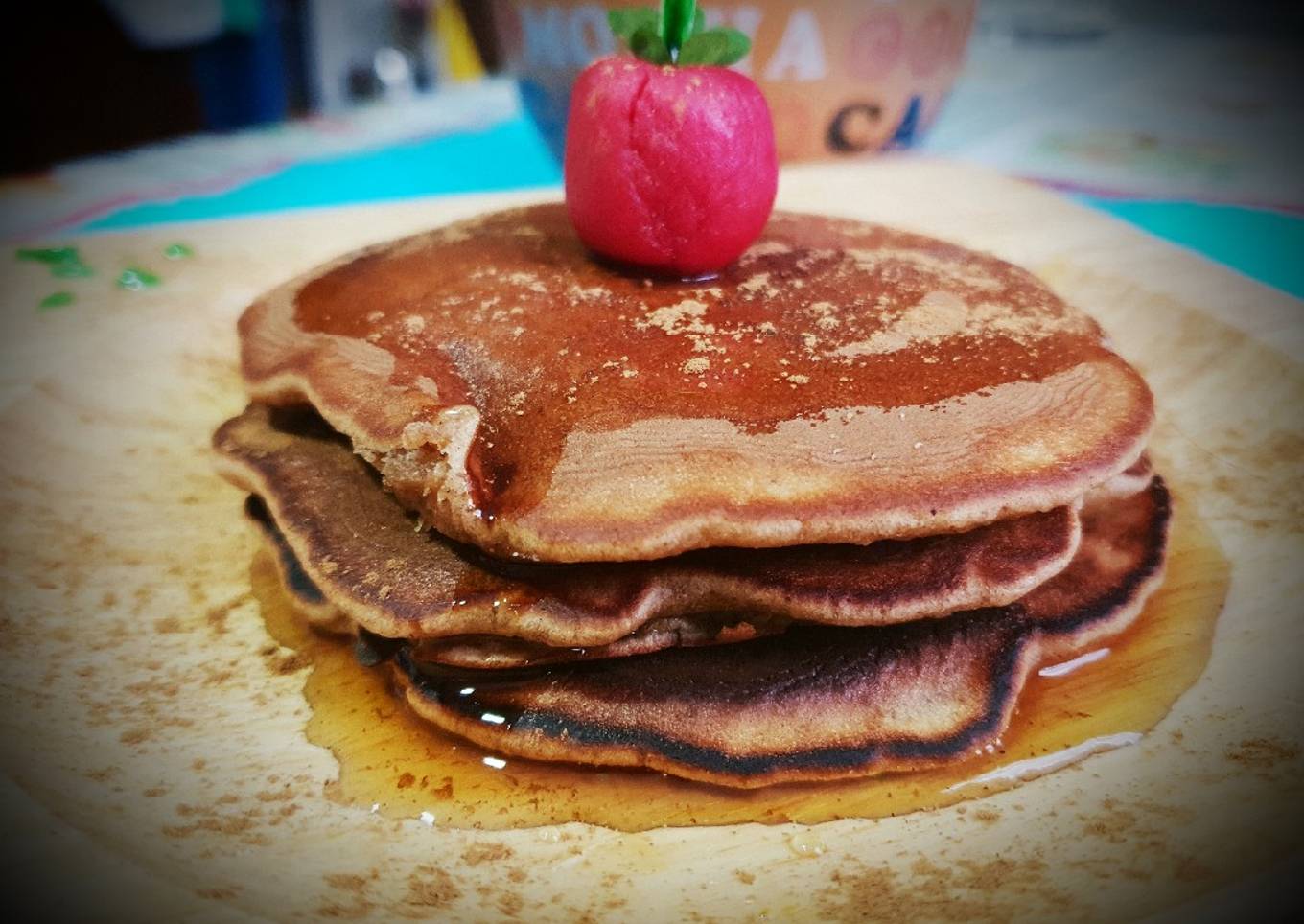 Tortitas de manzana y canela