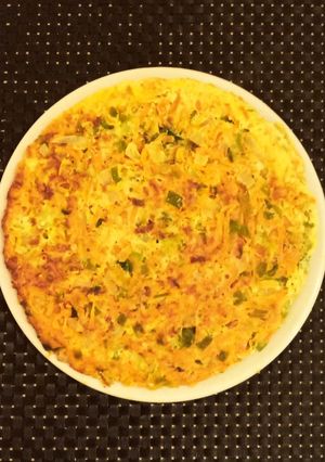 Una foto de Tortilla de Zanahoria y Apio