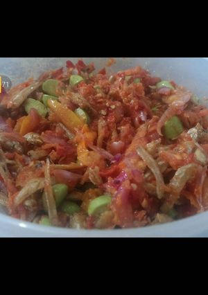 Foto resep Sambal teri petai