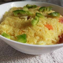 A picture of Tropical coconut pineapple rice #4weekschallange.