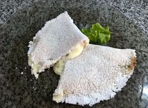 Una foto de Tapioca de Queso y Orégano