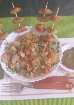 A picture of Mini Idli noodles.
