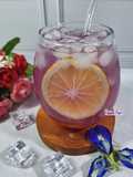 Es Bunga Telang Lemon Madu