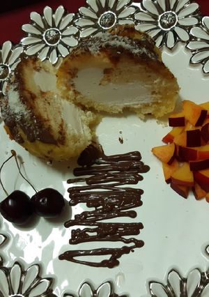 عکسی از دستور بستنی سرخ شده