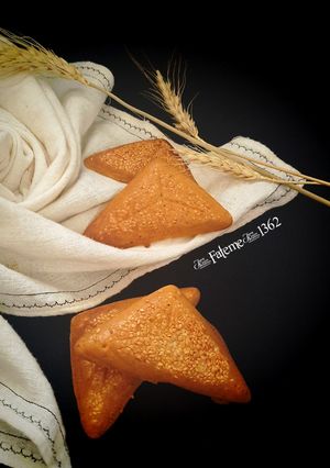 عکسی از دستور کیک میکری کنجدی