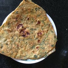Methi Parathas Recipe (Quick and easy) A picture of Methi Parathas Recipe (Quick and easy).