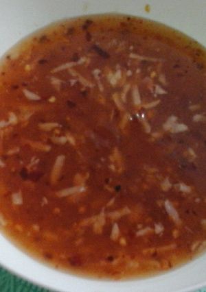 A picture of Sweet and spicy sauce.