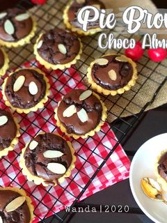 Foto resep Pie Brownies choco Almond