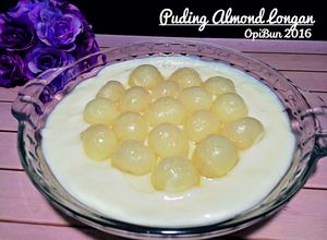 Foto resep Puding Almond Longan