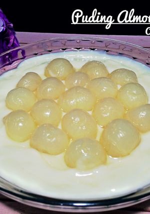 Foto resep Puding Almond Longan