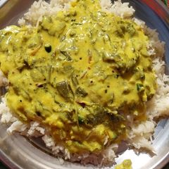 A picture of Healthy kadhi rice.