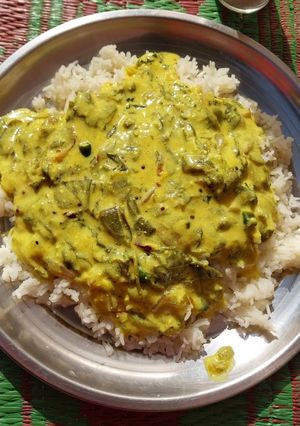 A picture of Healthy kadhi rice.