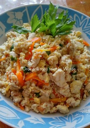 Foto resep Orak arik tahu telur alamanda