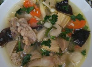 Foto resep Sup Kimlo Ayam Kampung Jamur Kuping