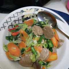 A picture of Capcay Bakso Sapi.