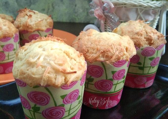 Muffin Keju Yogurt Moist (Super Simple)