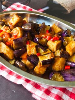 Foto resep Tumis Terong Ungu Tahu