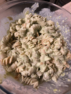 Una foto de Pasta espirales