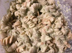 Una foto de Pasta espirales