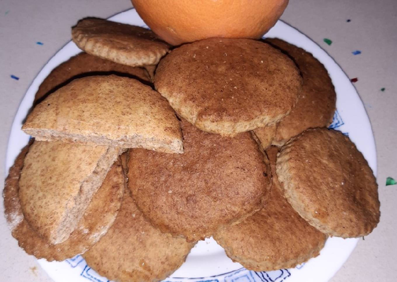 Galletas integrales Fit (con naranja)