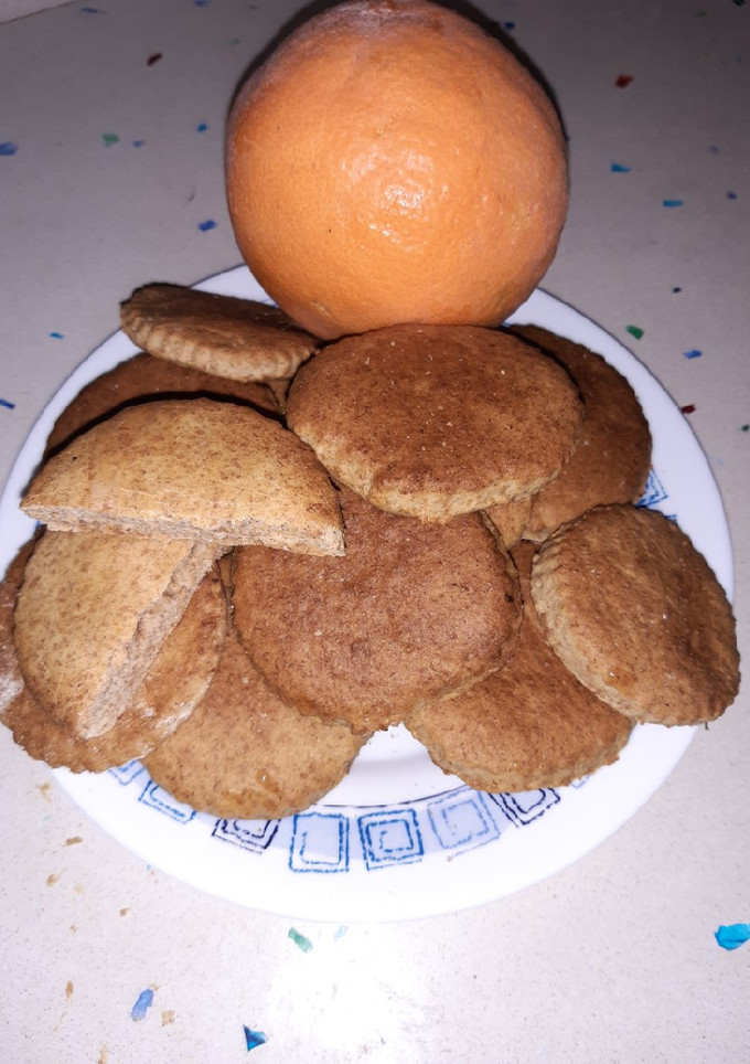 Una foto de Galletas integrales Fit (con naranja)