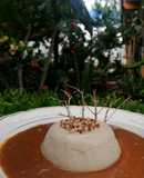 🌰Pannacota de crema de almendra con dulce de leche🌰