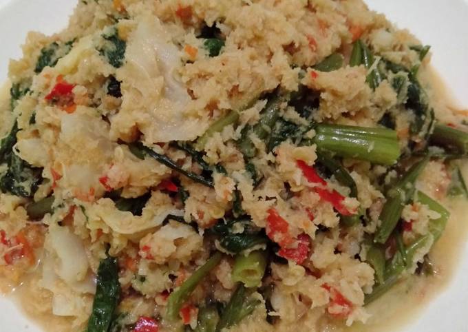 Resep memasak Urap Kangkung yang nagih banget