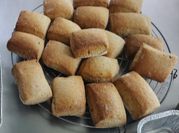 Una foto de scones con harina integral
