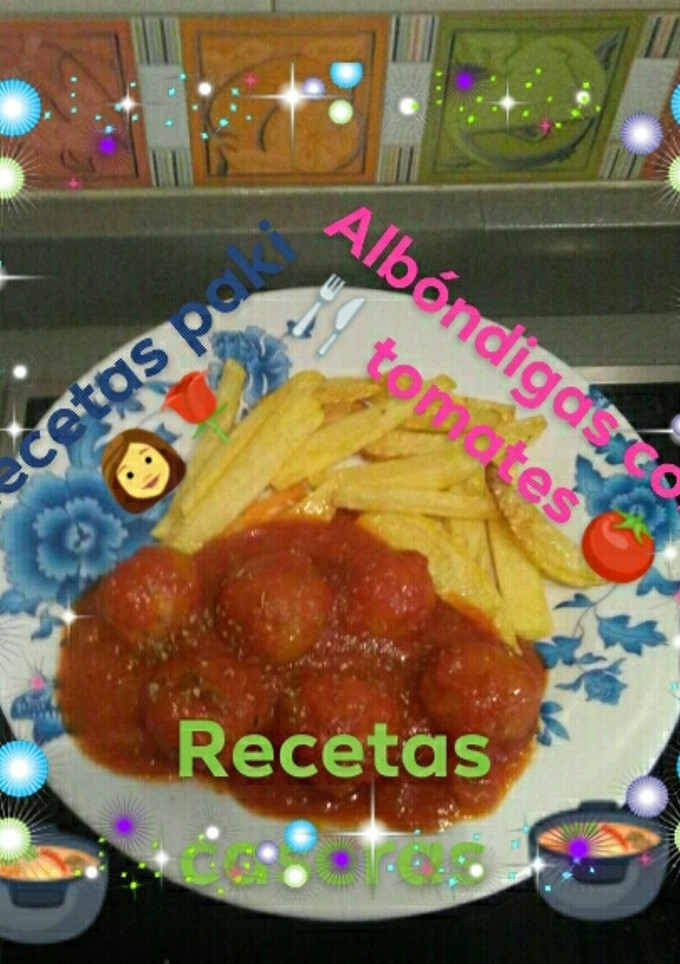 Una foto de Albóndigas 🍴 caseras 💠 con tomate🍅a mí manera 💠