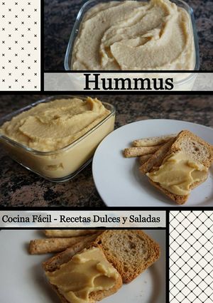 Foto principal de Hummus o Paté de Garbanzo Fácil