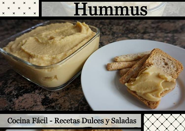 Hummus o Paté de Garbanzo Fácil