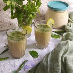 A picture of Sattu Drink.