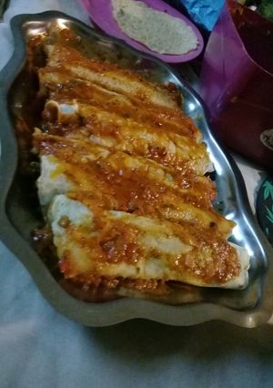 Una foto de Canelones veganos/vegetarianos