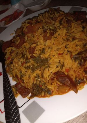 Jalof din shinkafa Mai hadi ainihin hoton girkin