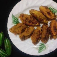 A picture of Shahi Stuffed Parwal.