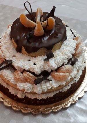 Foto di Naked Cake di compleanno