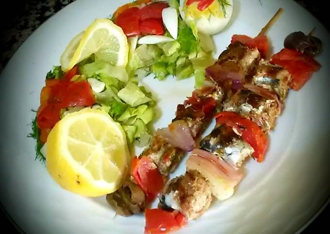 Sardine skewers