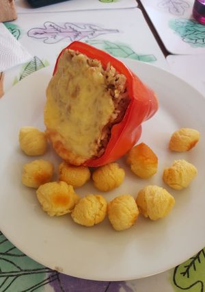 Una foto de Pimentón relleno
