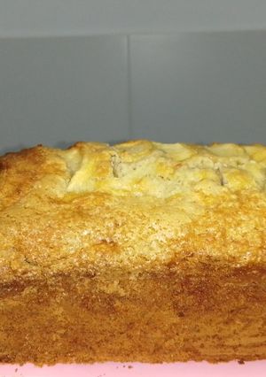 Una foto de Budín de banana 🍌y manzana 🍎