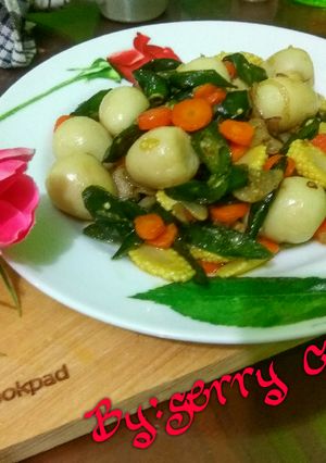 Foto resep Tumis Telur Puyuh Cabai ijo