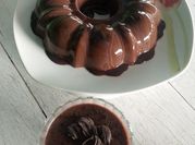 Gambar puding coklat creamy