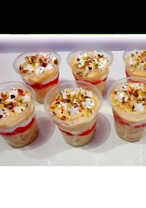 A picture of Scrumptious trifle 😋.