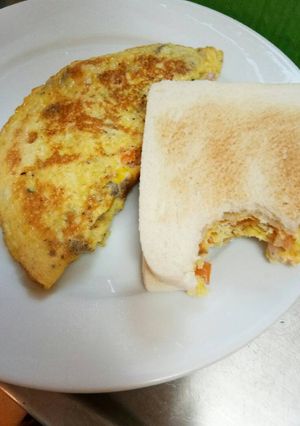 A picture of Farmers omelette.