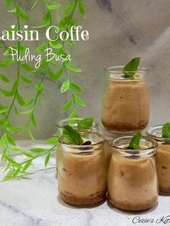 Foto resep Raisin Coffe Puding Busa