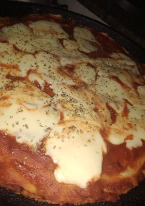 Una foto de Pizza de mozza con harina de arroz