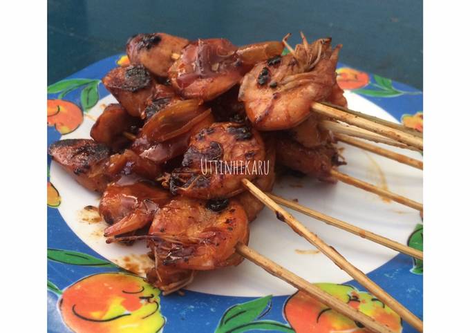 23. Udang Bakar Madu dengan Teflon